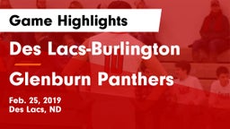 Des Lacs-Burlington  vs Glenburn Panthers Game Highlights - Feb. 25, 2019