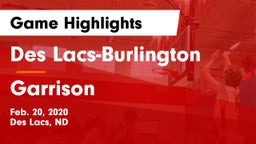 Des Lacs-Burlington  vs Garrison  Game Highlights - Feb. 20, 2020
