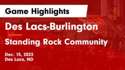 Des Lacs-Burlington  vs Standing Rock Community  Game Highlights - Dec. 15, 2023