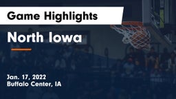 North Iowa  Game Highlights - Jan. 17, 2022