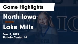 North Iowa  vs Lake Mills  Game Highlights - Jan. 3, 2023