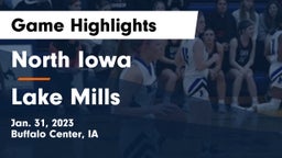 North Iowa  vs Lake Mills  Game Highlights - Jan. 31, 2023
