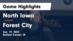 North Iowa  vs Forest City  Game Highlights - Jan. 19, 2024