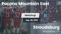 Matchup: Pocono Mountain vs. Stroudsburg  2016