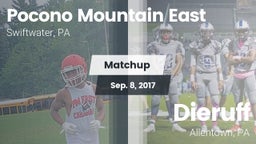 Matchup: Pocono Mountain vs. Dieruff  2017