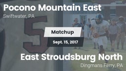 Matchup: Pocono Mountain vs. East Stroudsburg North  2017