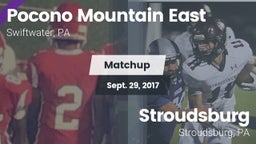 Matchup: Pocono Mountain vs. Stroudsburg  2017