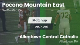 Matchup: Pocono Mountain vs. Allentown Central Catholic  2017