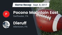 Recap: Pocono Mountain East  vs. Dieruff  2017