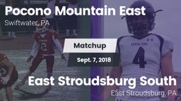 Matchup: Pocono Mountain vs. East Stroudsburg  South 2018