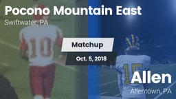 Matchup: Pocono Mountain vs. Allen  2018