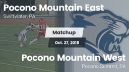 Matchup: Pocono Mountain vs. Pocono Mountain West  2018