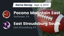 Recap: Pocono Mountain East  vs. East Stroudsburg  South 2019
