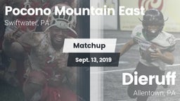 Matchup: Pocono Mountain vs. Dieruff  2019