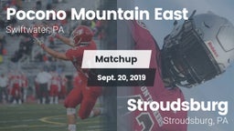 Matchup: Pocono Mountain vs. Stroudsburg  2019
