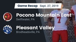 Recap: Pocono Mountain East  vs. Pleasant Valley  2019