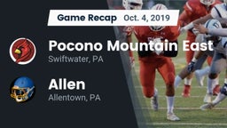 Recap: Pocono Mountain East  vs. Allen  2019