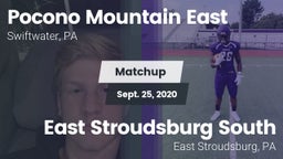 Matchup: Pocono Mountain vs. East Stroudsburg  South 2020