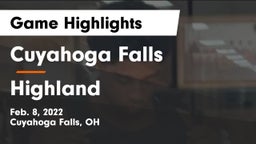 Cuyahoga Falls  vs Highland  Game Highlights - Feb. 8, 2022