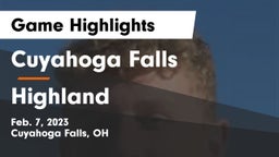 Cuyahoga Falls  vs Highland  Game Highlights - Feb. 7, 2023