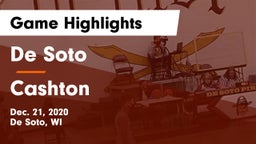 De Soto  vs Cashton  Game Highlights - Dec. 21, 2020