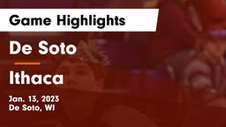 De Soto  vs Ithaca Game Highlights - Jan. 13, 2023