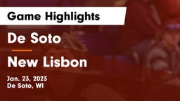 De Soto  vs New Lisbon  Game Highlights - Jan. 23, 2023