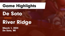 De Soto  vs River Ridge  Game Highlights - March 1, 2024