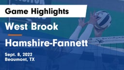 West Brook  vs Hamshire-Fannett  Game Highlights - Sept. 8, 2022