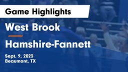 West Brook  vs Hamshire-Fannett  Game Highlights - Sept. 9, 2023