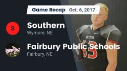 Recap: Southern  vs. Fairbury Public Schools 2017