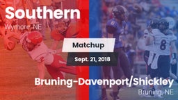 Matchup: Southern  vs. Bruning-Davenport/Shickley  2018