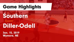 Southern  vs Diller-Odell  Game Highlights - Jan. 15, 2019