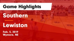 Southern  vs Lewiston  Game Highlights - Feb. 5, 2019