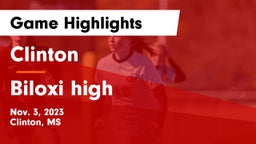 Clinton  vs Biloxi high Game Highlights - Nov. 3, 2023