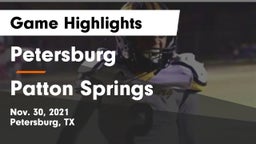 Petersburg  vs Patton Springs Game Highlights - Nov. 30, 2021