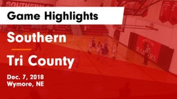 Southern  vs Tri County  Game Highlights - Dec. 7, 2018