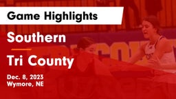Southern  vs Tri County  Game Highlights - Dec. 8, 2023
