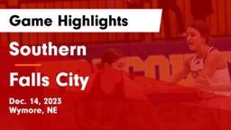 Southern  vs Falls City  Game Highlights - Dec. 14, 2023