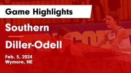 Southern  vs Diller-Odell  Game Highlights - Feb. 5, 2024