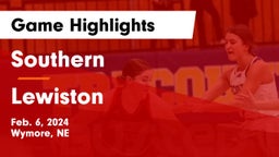 Southern  vs Lewiston  Game Highlights - Feb. 6, 2024