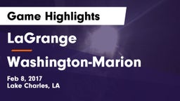 LaGrange  vs Washington-Marion  Game Highlights - Feb 8, 2017