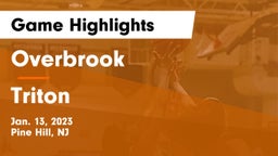 Overbrook  vs Triton  Game Highlights - Jan. 13, 2023