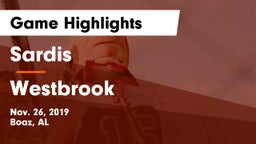 Sardis  vs Westbrook Game Highlights - Nov. 26, 2019