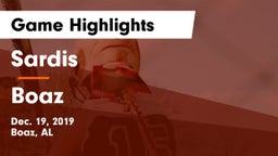 Sardis  vs Boaz  Game Highlights - Dec. 19, 2019