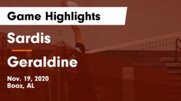 Sardis  vs Geraldine Game Highlights - Nov. 19, 2020