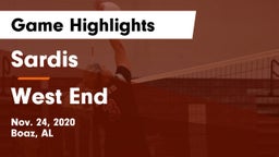 Sardis  vs West End  Game Highlights - Nov. 24, 2020