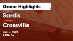 Sardis  vs Crossville  Game Highlights - Feb. 7, 2022