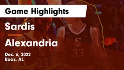 Sardis  vs Alexandria  Game Highlights - Dec. 6, 2022