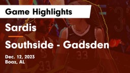 Sardis  vs Southside  - Gadsden Game Highlights - Dec. 12, 2023